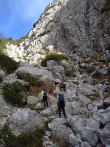 Verso forcella Zana